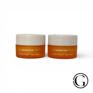 PACK OF 2 OLE HENRIKSEN Banana Bright Eye Creme Cream 0.25 fl.oz. 7.5 ml NWOB